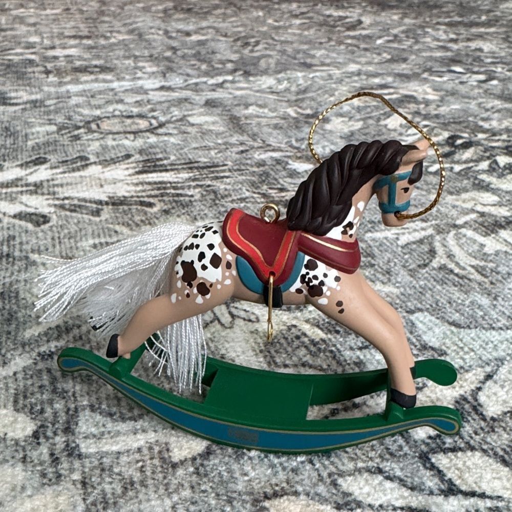 Hallmark 1995 Rocking Horse Ornament